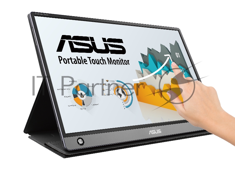 МОНИТОР 15.6 ASUS MB16AMT DarkGrey(IPS, LED, Wide, 1920x1080, 5ms, 178°/178°, 250 cd/m, 700,000:1, +НDMI, +MM, +USB, )
