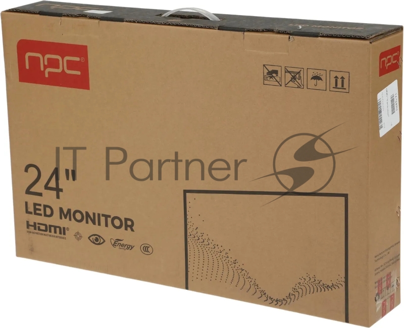 Монитор 23.8 AIWA MF2403-V Black (IPS, 1920x1080, D-sub+HDMI, 5 ms, 178°/178°, 250 cd/m, 1000:1)