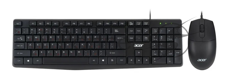 Клавиатура + мышь Acer OMW141 клав:черный мышь:черный USB