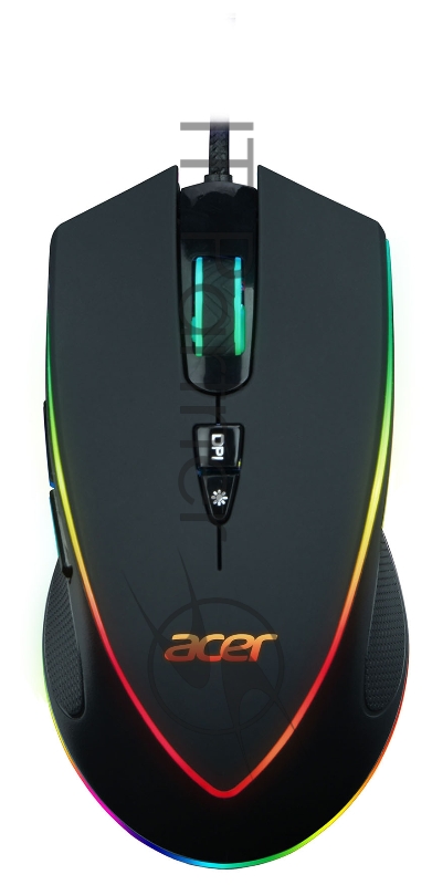 Мышь Acer OMW131 черный оптическая (6000dpi) USB (7but)
