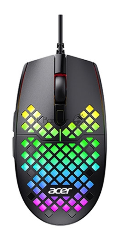 Мышь Acer OMW134 черный оптическая (3200dpi) USB (6but)