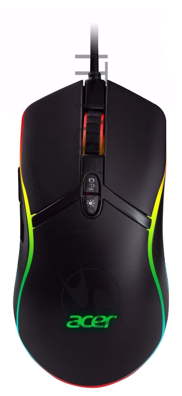 Мышь Acer OMW144 черный оптическая (3200dpi) USB (7but)
