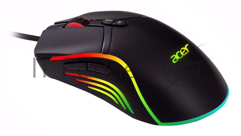Мышь Acer OMW144 черный оптическая (3200dpi) USB (7but)
