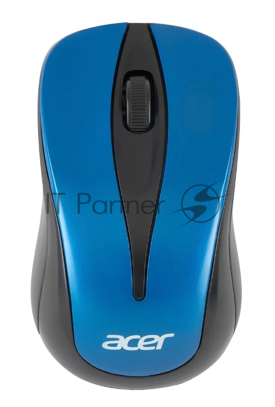 Мышь Acer OMR132 синий/черный оптическая (1000dpi) беспроводная USB для ноутбука (3but)