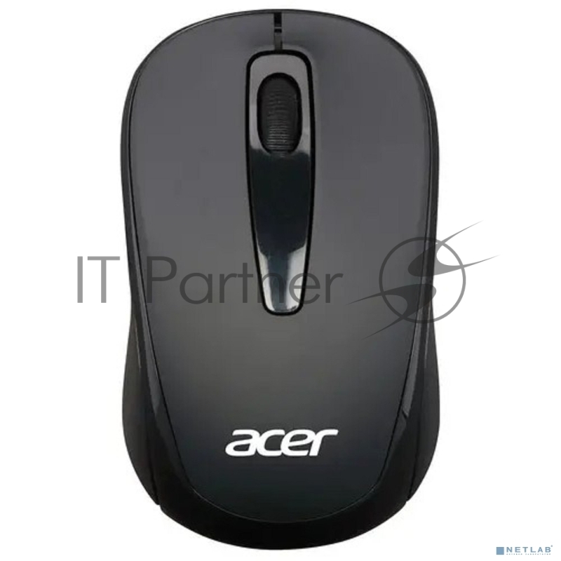Мышь Acer OMR133 черный оптическая (1000dpi) беспроводная USB для ноутбука (3but)
