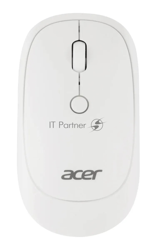 Мышь Acer OMR138 белый оптическая (1600dpi) беспроводная USB (4but)