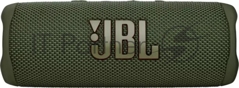 Портативная акустика JBL Flip 6 зеленый, Bluetooth 5.1, время воспроизведения музыки 12 ч, емкость аккумулятора 4800 mAh, время заряда аккумулятора 2,5 ч, цвет зеленый