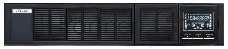 Источник бесперебойного питания 1000 ВА/1000 Вт (on-line, Iзу=12А, встроенная АБ 36В, Rack/Tower) ATS 1000 R-BE