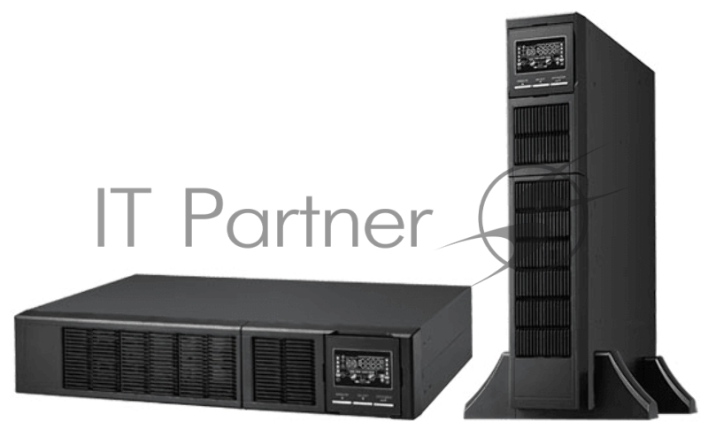 Источник бесперебойного питания 1000 ВА/1000 Вт (on-line, Iзу=12А, встроенная АБ 36В, Rack/Tower) ATS 1000 R-BE