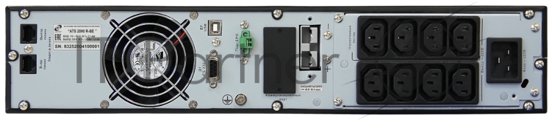 Источник бесперебойного питания 2000 ВА/2000 Вт (on-line, Iзу=12А, встроенная АБ 48В, Rack/Tower) ATS 2000 R-BE