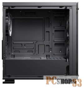 Корпус GAMEMAX M65 (mATX, Black, 1*USB3.0, 2*USB2.0, 3*120fans, Зак. стекло)