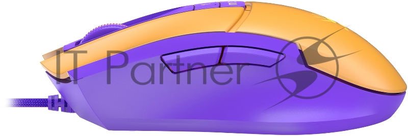 Мышь A4Tech Bloody L65 Max желтый/фиолетовый оптическая (12000dpi) USB