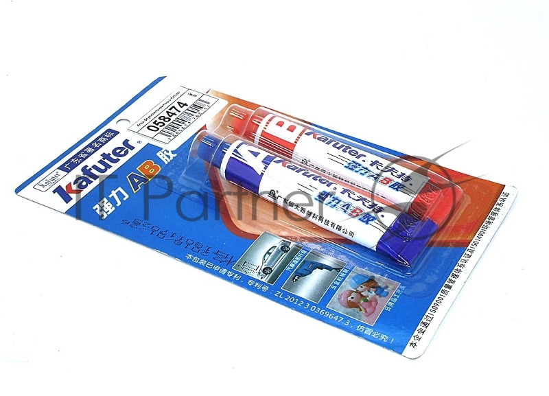 Клей двухкомпонентный (жидкая сварка) Kafuter белый 16 грамм