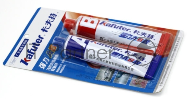 Клей двухкомпонентный (жидкая сварка) Kafuter белый 70 грамм