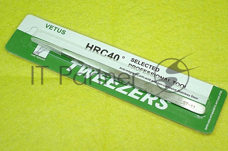 Пинцет Vetus ST-11 антимагнитный, прямой, 140мм