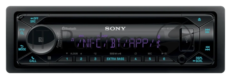 Автомагнитола CD Sony MEX-N5300BT 1DIN 4x55Вт