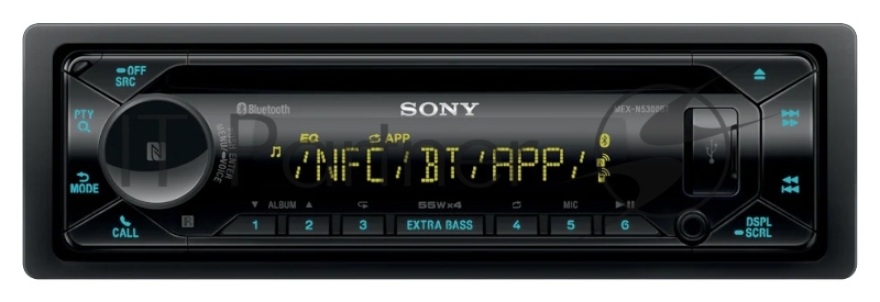Автомагнитола CD Sony MEX-N5300BT 1DIN 4x55Вт