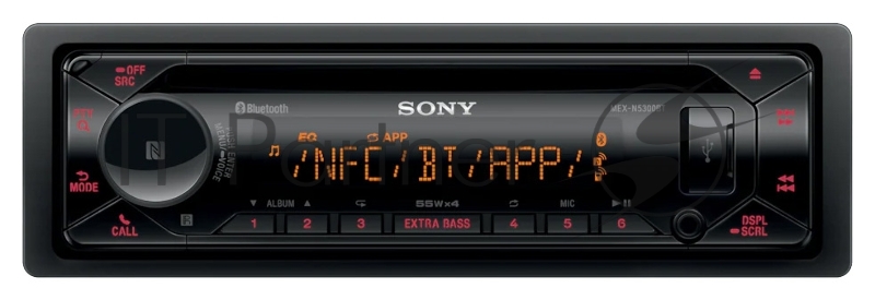 Автомагнитола CD Sony MEX-N5300BT 1DIN 4x55Вт