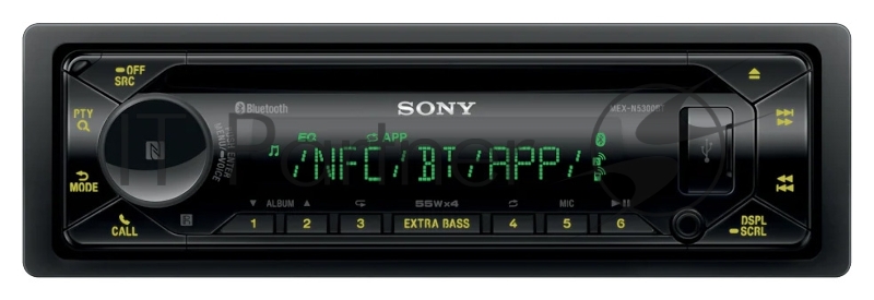 Автомагнитола CD Sony MEX-N5300BT 1DIN 4x55Вт