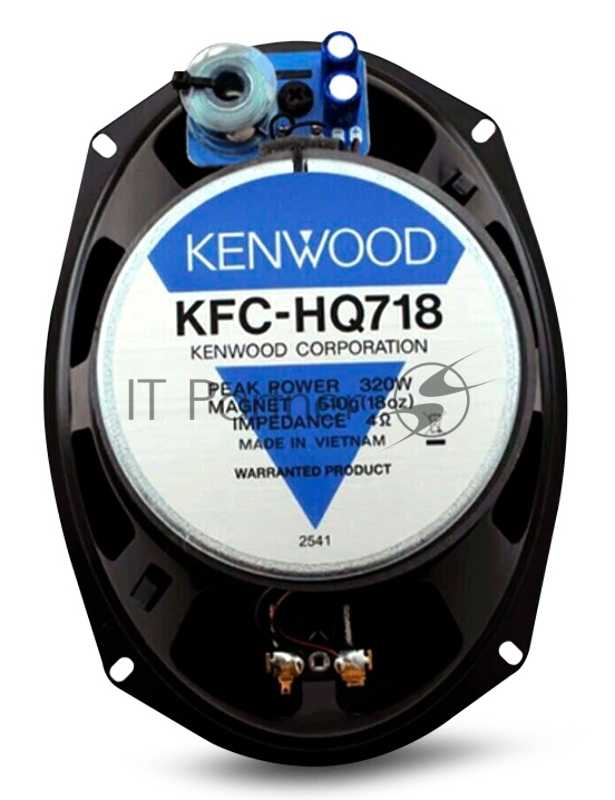 Колонки автомобильные Kenwood KFC-HQ718 320Вт 93дБ 4Ом 18x25см (7x10дюйм) (ком.:2кол.) коаксиальные трехполосные