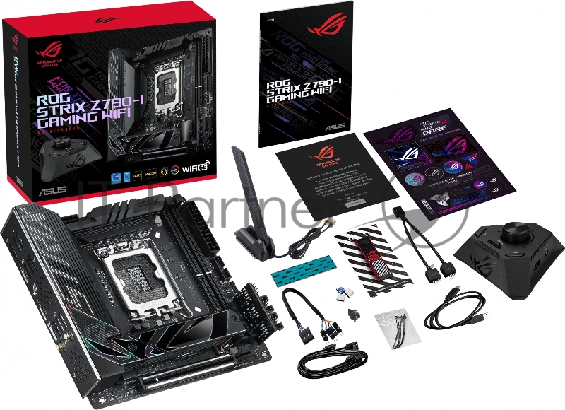 Материнская плата Asus ROG STRIX Z790-I GAMING WIFI Soc-1700 Intel Z790 2xDDR5 mini-ITX AC`97 8ch(7.1) 2.5Gg RAID+HDMI
