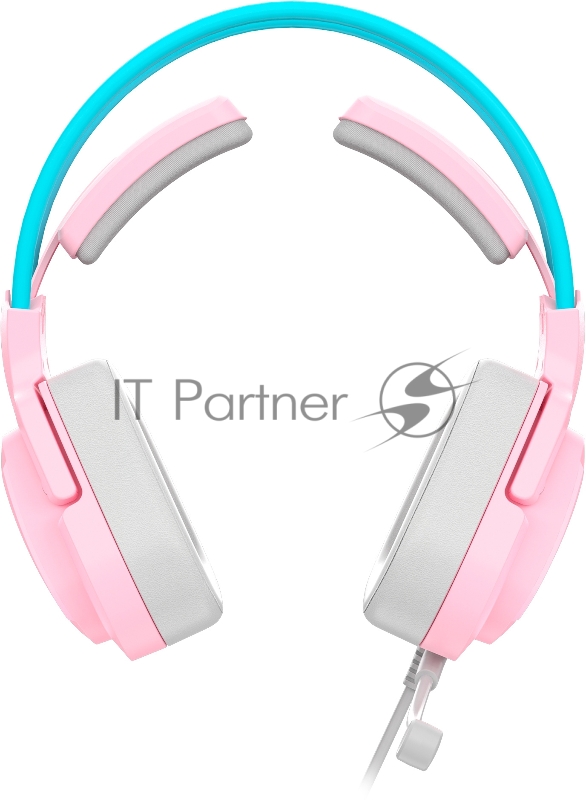 Наушники с микрофоном A4Tech Bloody G575 розовый/голубой (G575 /SKY PINK/ USB)