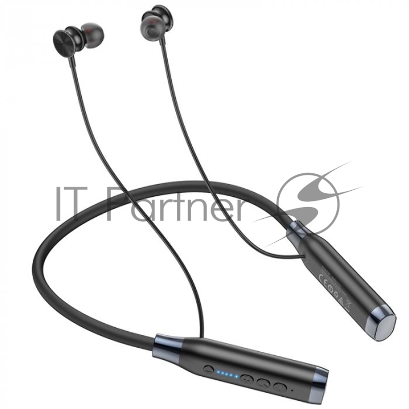 Наушники HOCO ES62 Pretty neck-hang беспроводные с шейной дугой, BT 5.3, черный