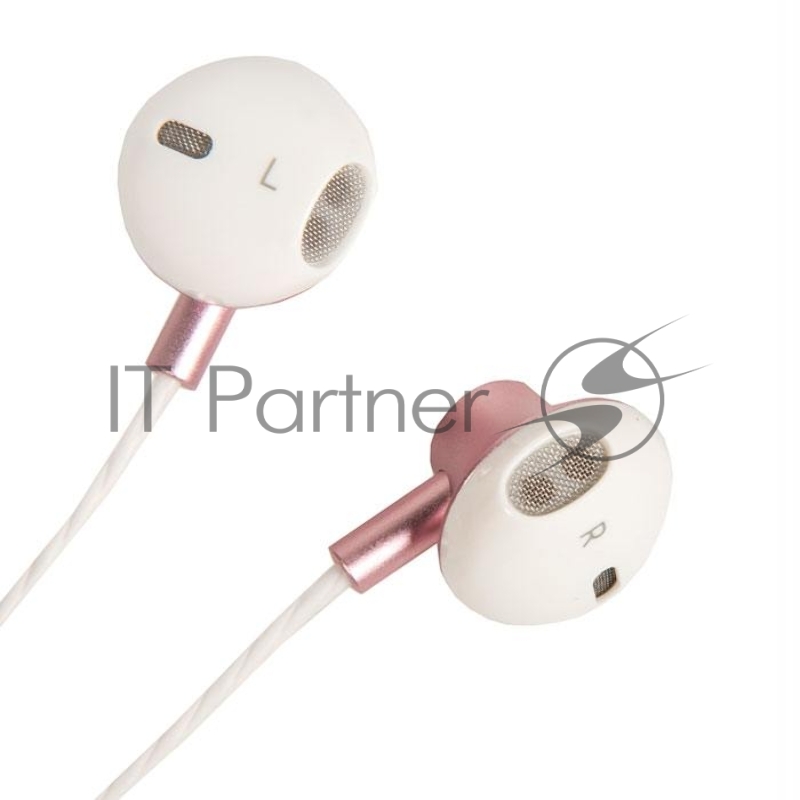 Наушники REMAX RM-711 Wired Earphone микрофон, подключение Jack 3.5 mm, розовый