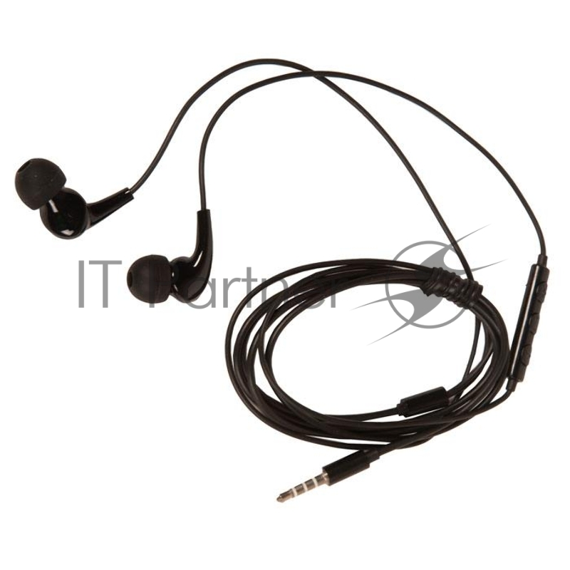 Наушники REMAX RW-108 Wired Earphone For Calls & Music микрофон, подключение Jack 3.5 mm, черный