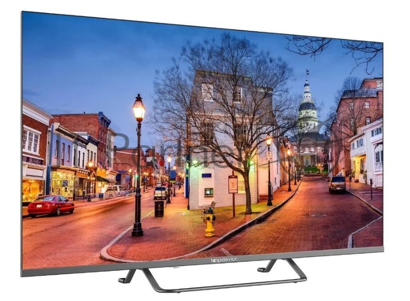 Жидкокристаллический телевизор, Topdevice, 40DLED FHD DigitalSmartTV,FRAMELESS,U BASE,MT9256,DVB-T/C/T2/S2,WITH CI SLOT,CI+, Innolux230±20 Bri,Android 11.0 1G+8G with Wildred launcher,DVB-T/C/T2/S2,USB,Hot FUN,H.265,Dolby,AC-3,WiFi,PAL/