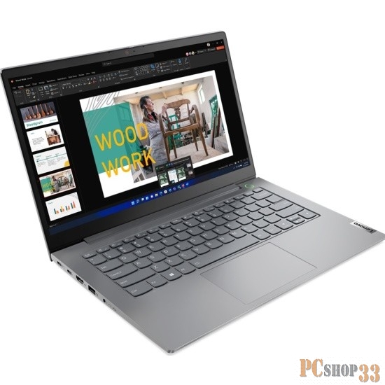 Ноутбук Lenovo Thinkbook 14 G4 IAP Core i5 1235U 8Gb SSD512Gb Intel Iris graphics 14 IPS FHD (1920x1080) noOS grey WiFi BT Cam