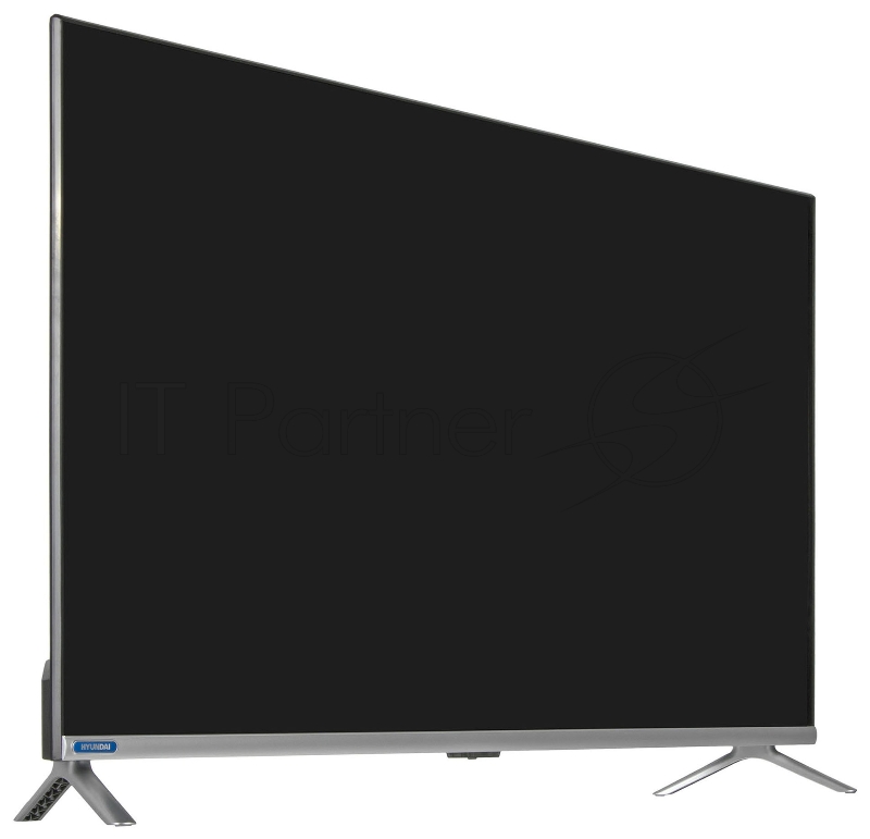 Телевизор LED Hyundai 40 H-LED40BS5008 Android TV Frameless серебристый FULL HD 60Hz DVB-T2 DVB-C DVB-S DVB-S2 USB WiFi Smart TV