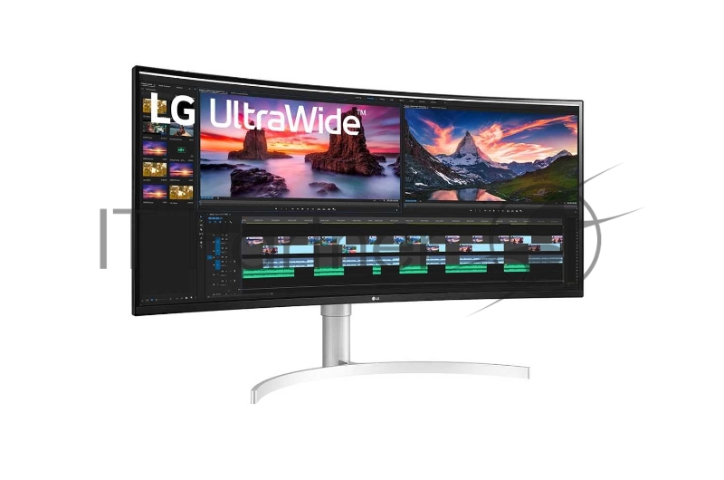 МОНИТОР 38 LG 38WN95C-W White Сurved (IPS, LED, Wide, 3840x2160, 144Hz, 1ms, 178°/178°, 450 cd/m, 1000:1, +DP, +2хHDMI,