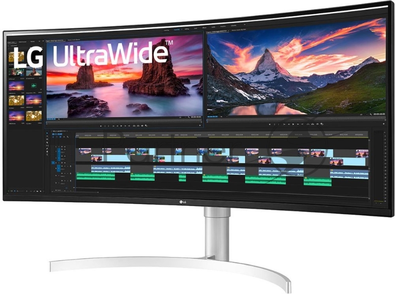 МОНИТОР 38 LG 38WN95C-W White Сurved (IPS, LED, Wide, 3840x2160, 144Hz, 1ms, 178°/178°, 450 cd/m, 1000:1, +DP, +2хHDMI,