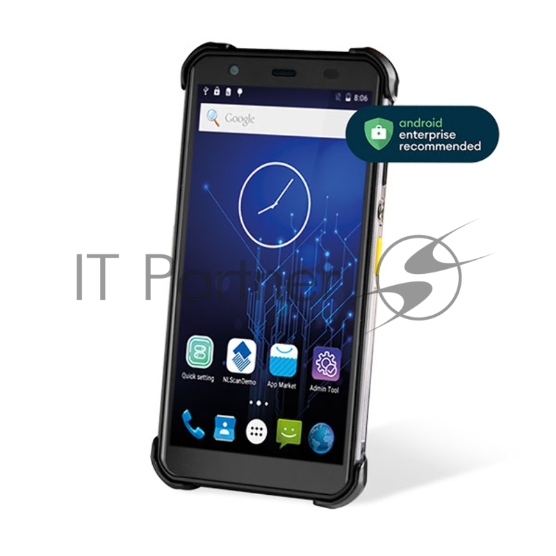 Терминал сбора данных NFT10 Pilot Pro Mobile Computer 5,7 Touch Screen (Black) with 2D CMOS Imager with Laser Aimer &BT, Wi-Fi (dual band), 4G, GPS, Camera.Incl. wrist strap, USB cable and multi plug adapter and TPU BootOS: Android 11 GMS AER.