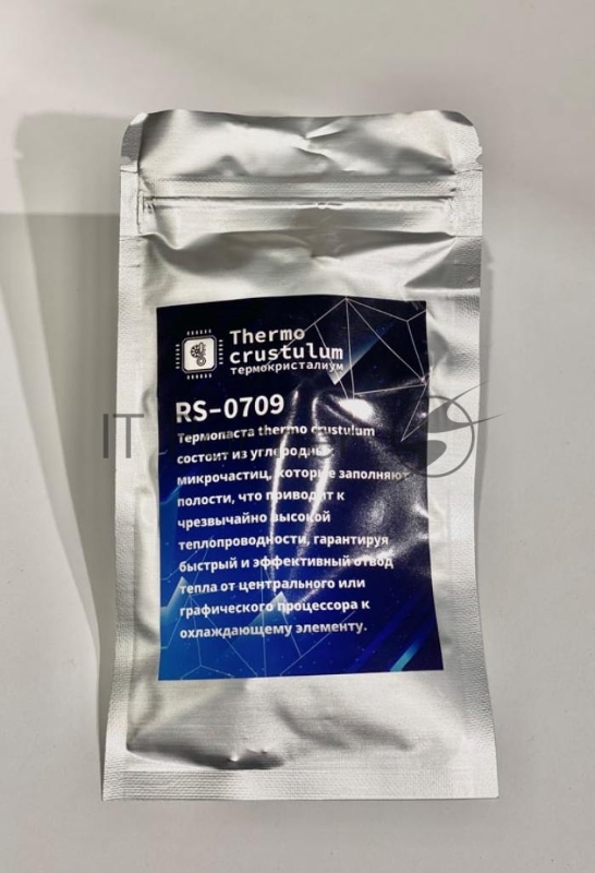 Термопаста Thermocrustulum RS0709 4г для компьютера, процессора, ноутбука, видеокарты