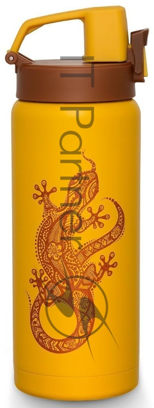 Термокружка Арктика 702-500 0.5л. желтый/коричневый (702-500/LIZ)