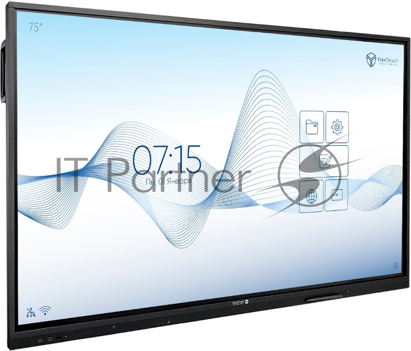Интерактивная панель NexTouch Nextpanel 75S KR 203 AA- W0 IFCKR2INT75 75 IR Android 9.0 Intel Core i3 DDR4 8Gb SSD 256Gb 560132021, 28.12.2022 4K (3840x2160) WiFi