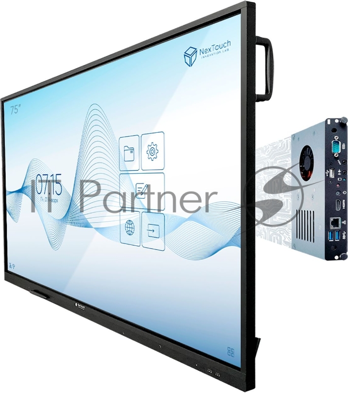 Интерактивная панель NexTouch Nextpanel 75S KR 203 AA- W0 IFCKR2INT75 75 IR Android 9.0 Intel Core i3 DDR4 8Gb SSD 256Gb 560132021, 28.12.2022 4K (3840x2160) WiFi