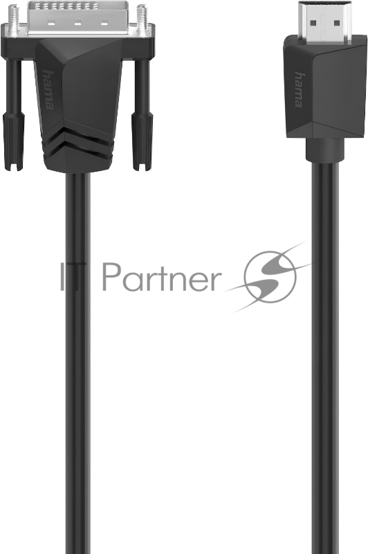 Кабель Hama H-200715 00200715 DVI (m) HDMI (m) 1.5м черный