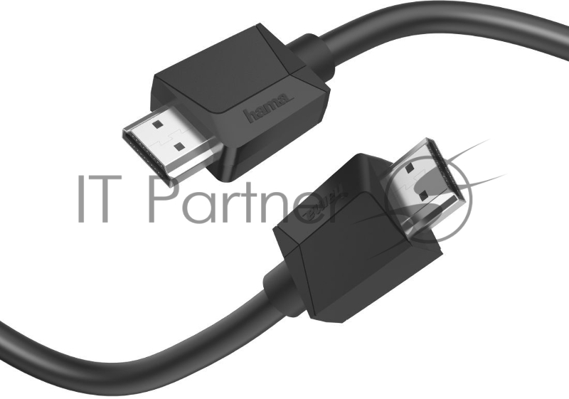 Кабель аудио-видео Hama H-205005 HDMI/HDMI (f) 1.5м. черный (уп.:1шт) (00205005)