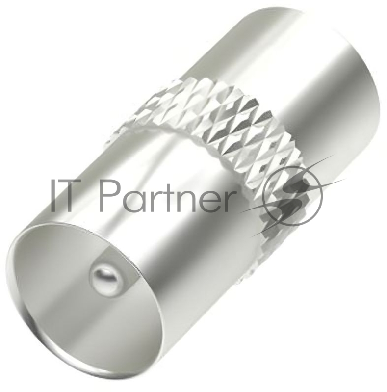 Адаптер антенный Hama H-205219 Coax (m)/Coax (m) черный (00205219)