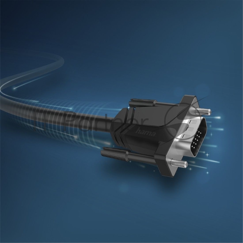 Кабель Hama H-200708 00200708 DB15 (m) DB15 (m) 3м черный коробка