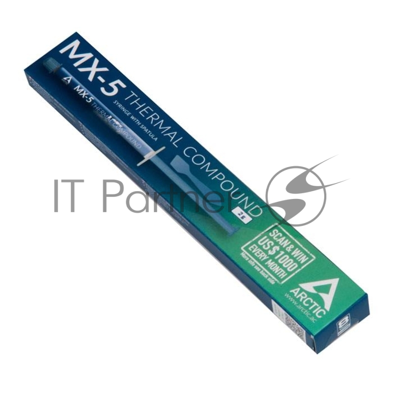 Термопаста Arctic Cooling, 2 гр шпатель в комплекте