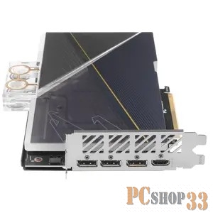 Видеокарта Gigabyte PCI-E 4.0 GV-N4080AORUSX WB-16GD NVIDIA GeForce RTX 4080 16384Mb 256 GDDR6X 2550/22400 HDMIx1 DPx3 HDCP Ret