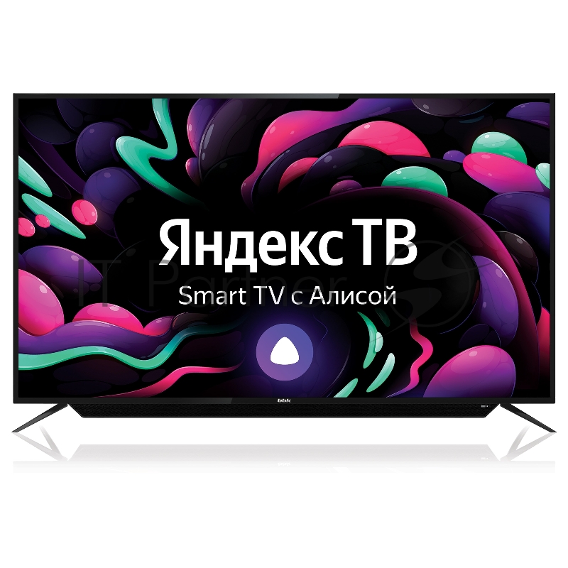 Телевизор LED BBK 55 55LEX-8264/UTS2C Яндекс.ТВ черный 4K Ultra HD 60Hz DVB-T2 DVB-C DVB-S2 USB WiFi Smart TV (RUS)