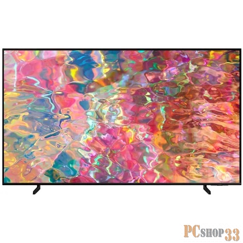 Телевизор QLED Samsung 65 QE65Q60BAUXCE Q черный 4K Ultra HD 60Hz DVB-T2 DVB-C DVB-S2 WiFi Smart TV (RUS)