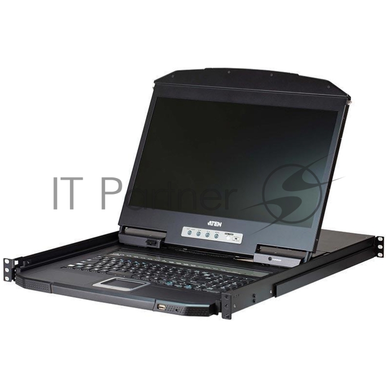 Переключатель KVM Switch 18.518.5 8-портов PS/2-USB VGA однорельсовый, широкоэкранный LCD