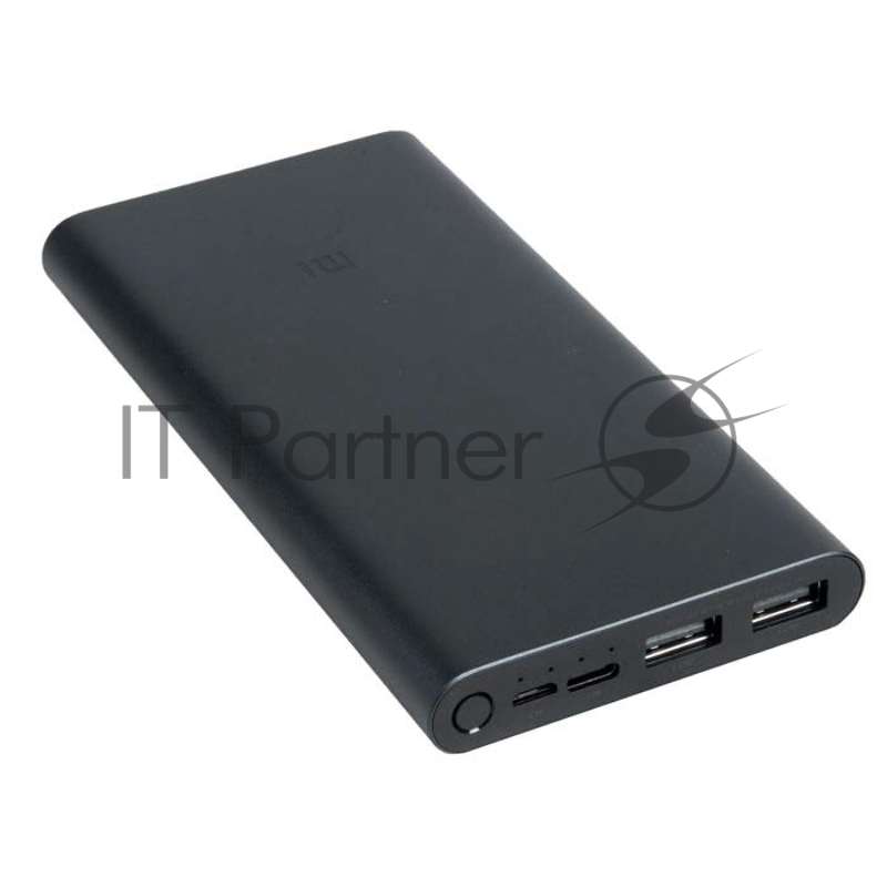 Внешний аккумулятор Xiaomi Mi Power Bank 3 (10000 mAh) PLM13ZM, черный