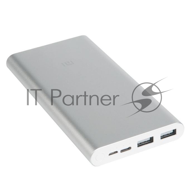 Внешний аккумулятор Xiaomi Mi Power Bank 3 (10000 mAh) PLM13ZM, silver
